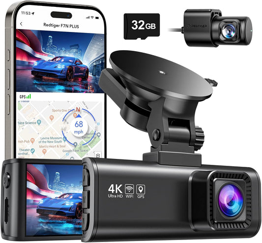 REDTIGER®:CAMARA FRONTAL Y TRASERA PARA CARRO