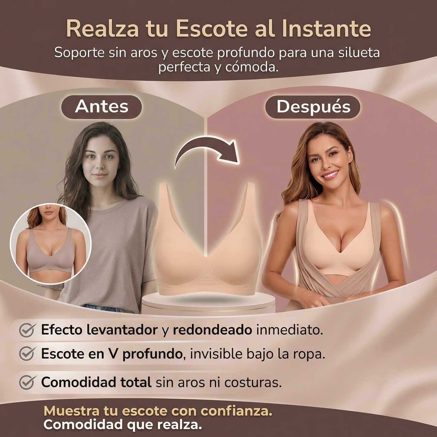 BRASIER SIN AROS